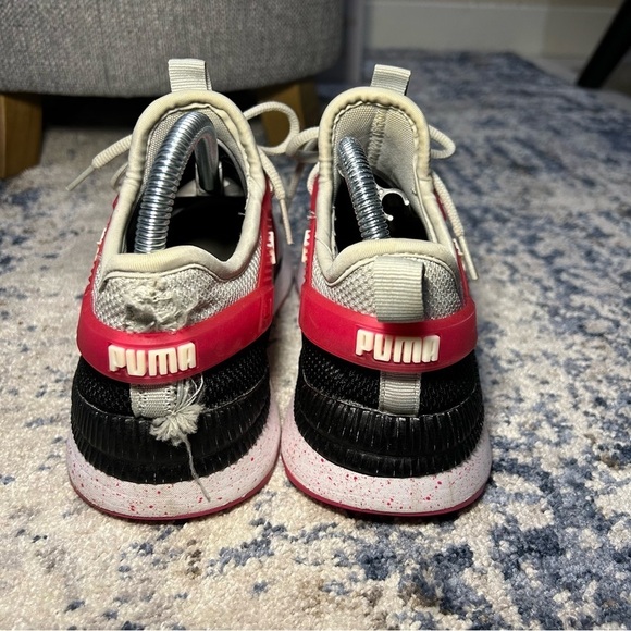 Puma Bright Rose & Gray Pacer Next Excel Running Lace-Up Sneakers Size 8 - Picture 9 of 12
